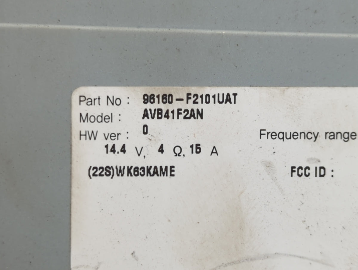 2017-2018 Hyundai Elantra Am Fm Cd Player Radio Receiver 663955 - Oemusedautoparts1.com