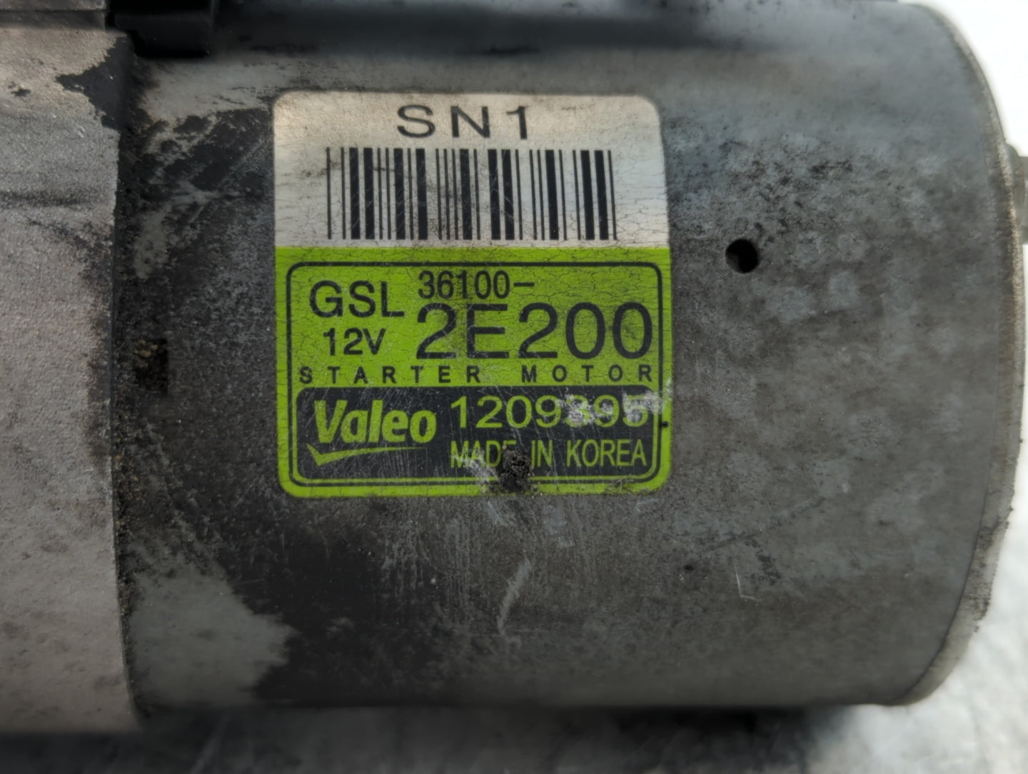 2014-2020 Hyundai Elantra Car Starter Motor Solenoid OEM P/N:1209395 36100-2E200 Fits Fits 2014 2015 2016 2017 2018 2019 202
