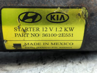 2014-2020 Hyundai Elantra Car Starter Motor Solenoid OEM P/N:36100-2E551 Fits Fits 2014 2015 2016 2017 2018 2019 2020 OEM Us