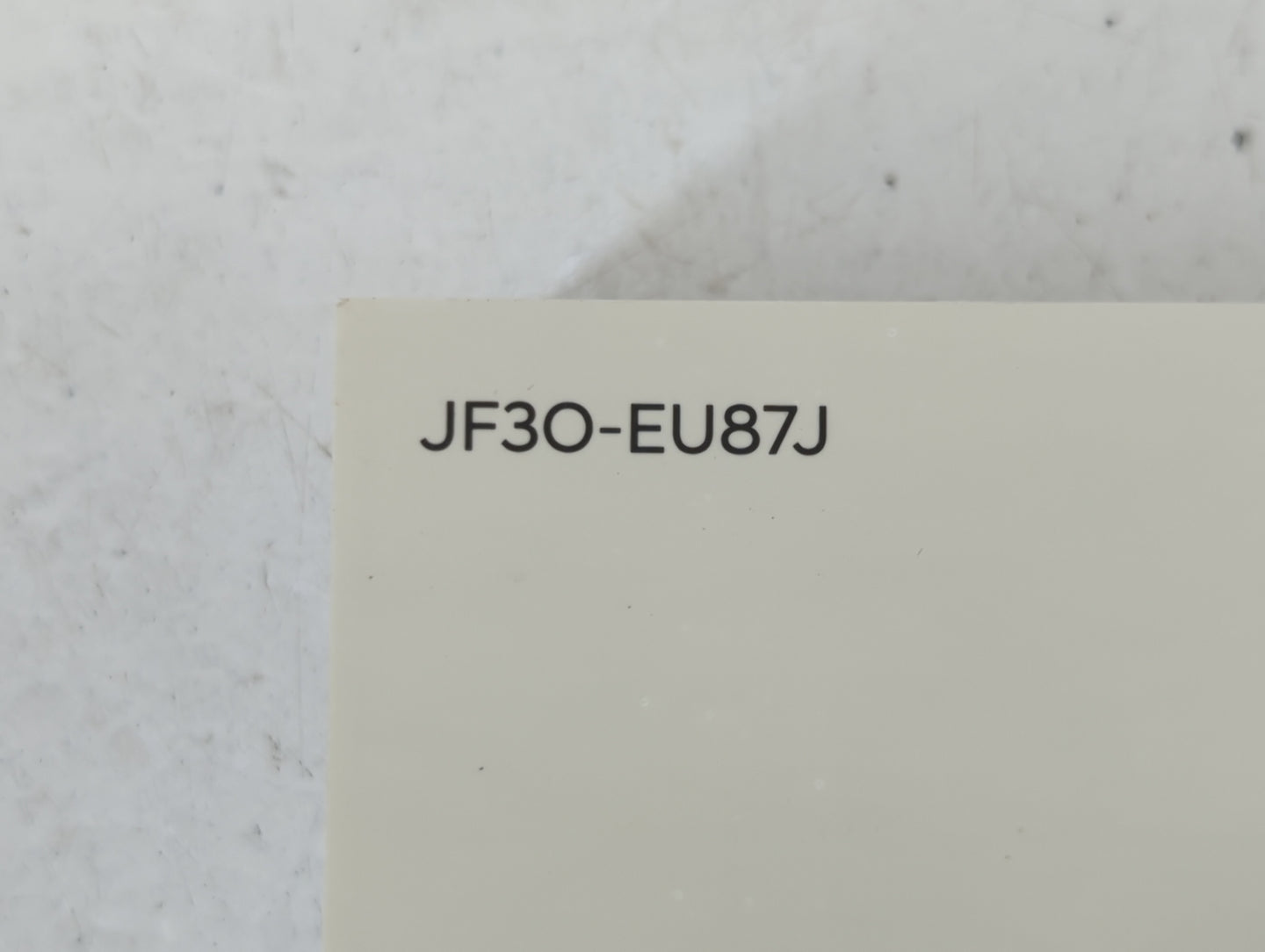 2018 Hyundai Elantra Owners Manual Book Guide P/N:JF30-EU87J OEM Used Auto Parts - Oemusedautoparts1.com