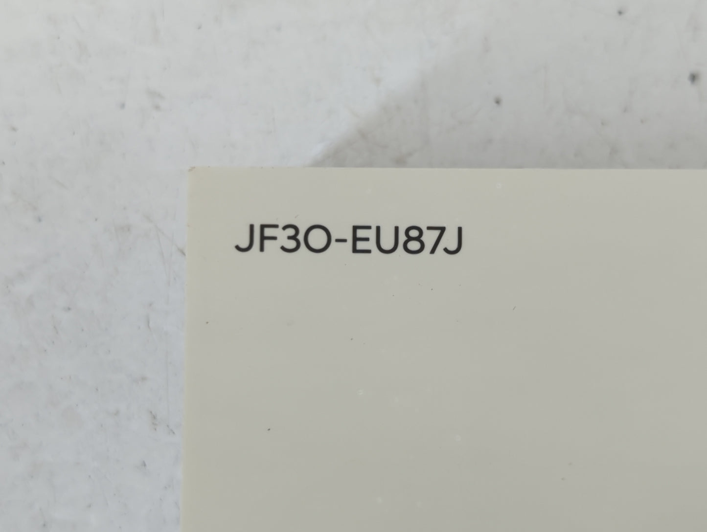 2018 Hyundai Elantra Owners Manual Book Guide P/N:JF30-EU87J OEM Used Auto Parts - Oemusedautoparts1.com