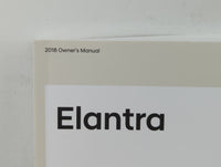 2018 Hyundai Elantra Owners Manual Book Guide P/N:JF30-EU83I OEM Used Auto Parts - Oemusedautoparts1.com