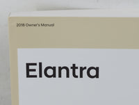 2018 Hyundai Elantra Owners Manual Book Guide P/N:JF3O-EU77D OEM Used Auto Parts - Oemusedautoparts1.com