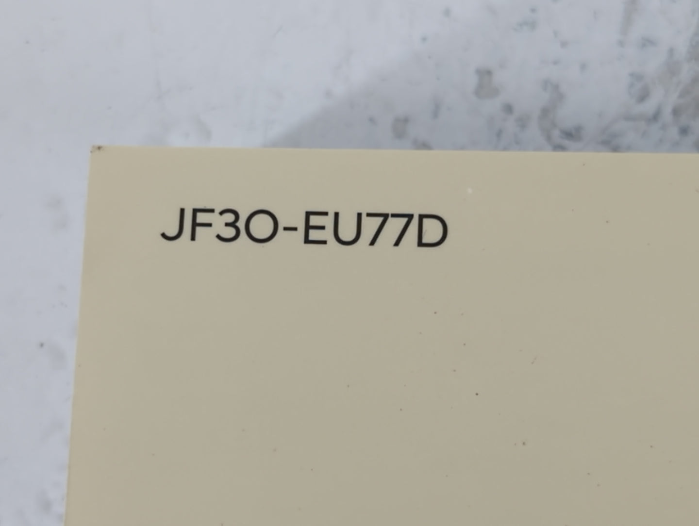 2018 Hyundai Elantra Owners Manual Book Guide P/N:JF3O-EU77D OEM Used Auto Parts - Oemusedautoparts1.com