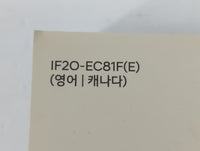 2018 Hyundai Elantra Owners Manual Book Guide P/N:IF2O-EC81F OEM Used Auto Parts - Oemusedautoparts1.com