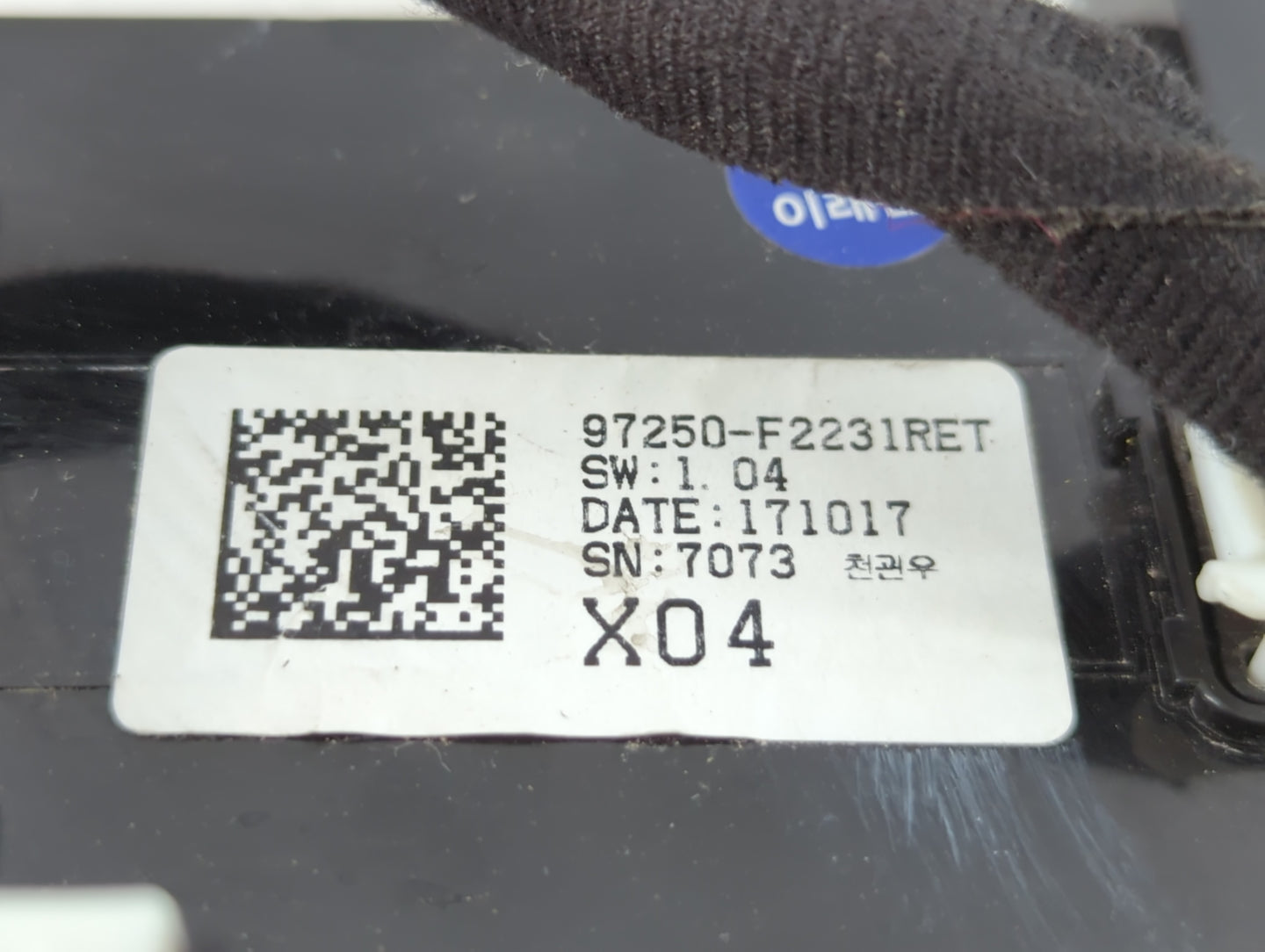 2018-2020 Hyundai Elantra Climate Control Module Temperature AC/Heater Replacement P/N:97250-F2231RET Fits Fits 2018 2019 20