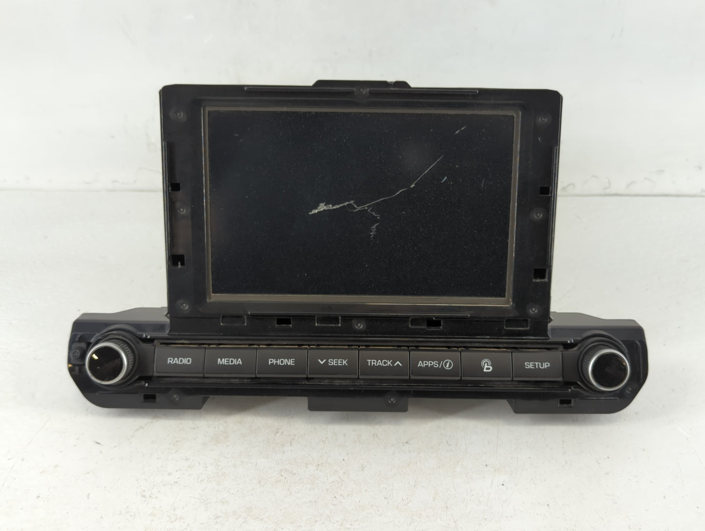 2017-2018 Hyundai Elantra Radio AM FM Cd Player Receiver Replacement P/N:96160-F2130UAT Fits Fits 2017 2018 OEM Used Auto Pa