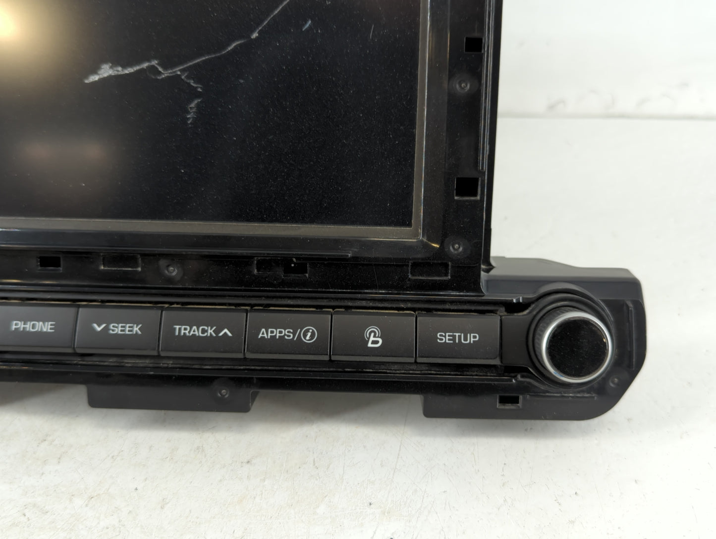 2017-2018 Hyundai Elantra Radio AM FM Cd Player Receiver Replacement P/N:96160-F2130UAT Fits Fits 2017 2018 OEM Used Auto Pa