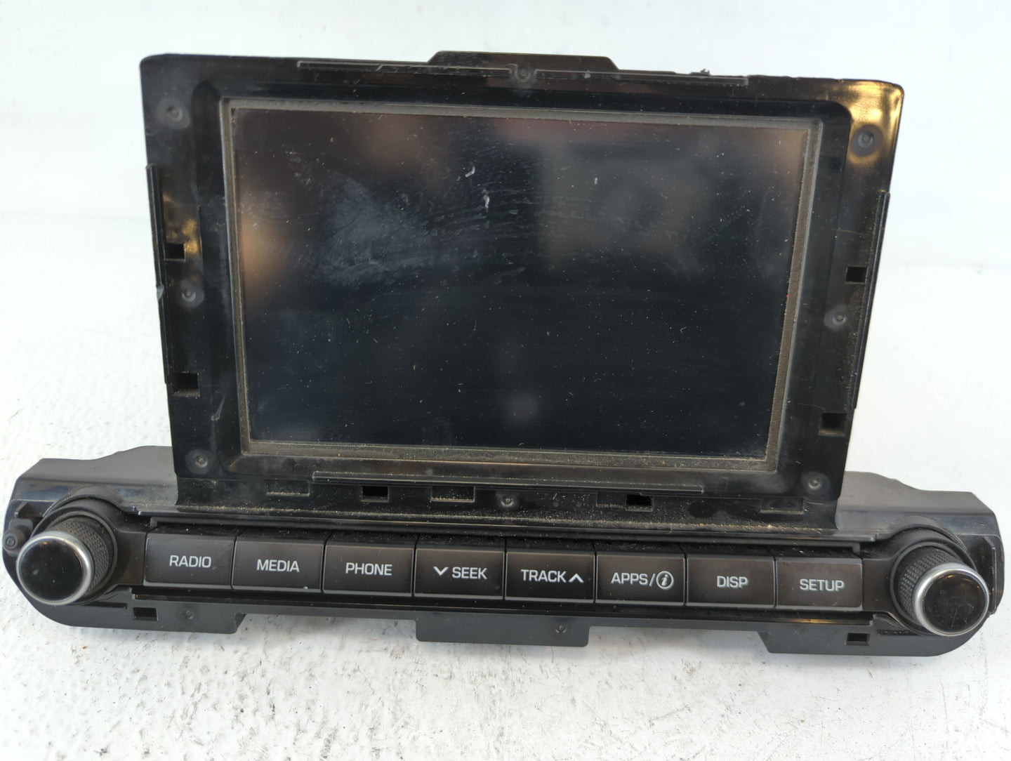 2017-2018 Hyundai Elantra Radio AM FM Cd Player Receiver Replacement P/N:96160-F2130UAT Fits Fits 2017 2018 OEM Used Auto Pa