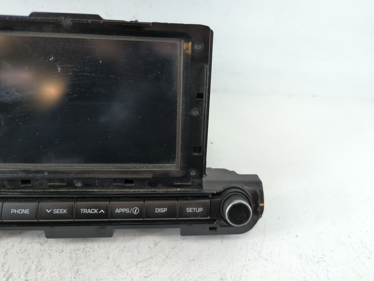2017-2018 Hyundai Elantra Radio AM FM Cd Player Receiver Replacement P/N:96160-F2130UAT Fits Fits 2017 2018 OEM Used Auto Pa