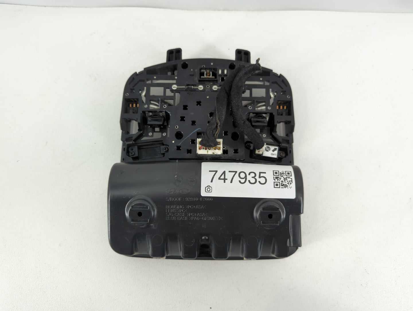 2018 Hyundai Elantra Overhead Roof Console - Oemusedautoparts1.com