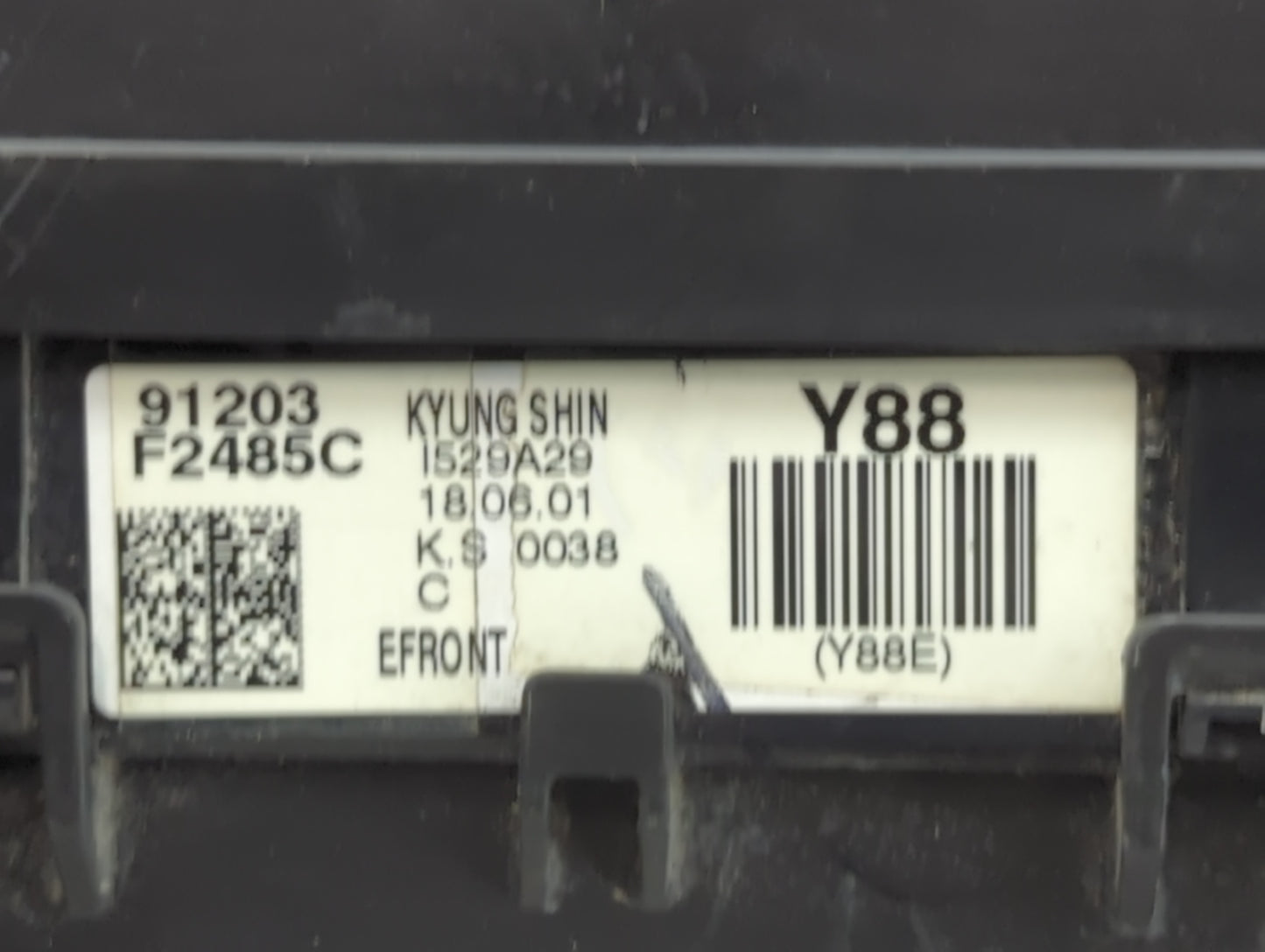 2018 Hyundai Elantra Fusebox Fuse Box Panel Relay Module P/N:91203 F2485C Fits OEM Used Auto Parts - Oemusedautoparts1.com