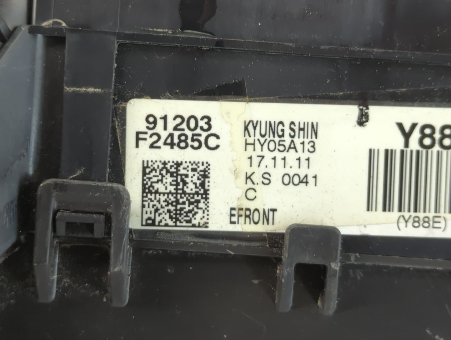 2018 Hyundai Elantra Fusebox Fuse Box Panel Relay Module P/N:91203 F2485C Fits OEM Used Auto Parts - Oemusedautoparts1.com