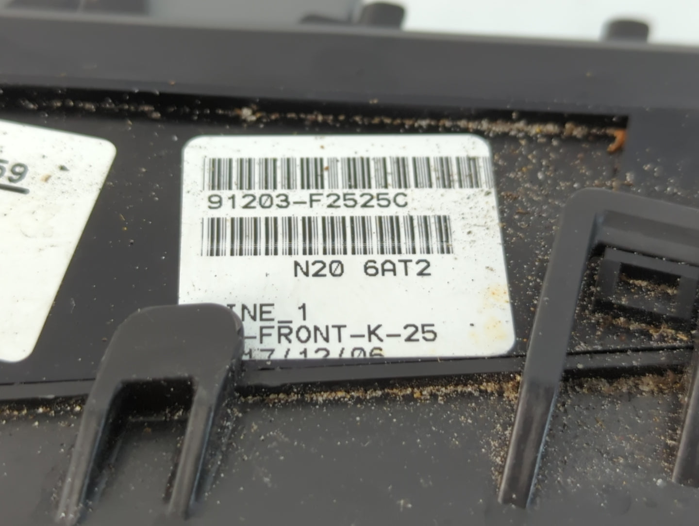 2018 Hyundai Elantra Fusebox Fuse Box Panel Relay Module P/N:91203-F2525C Fits OEM Used Auto Parts - Oemusedautoparts1.com