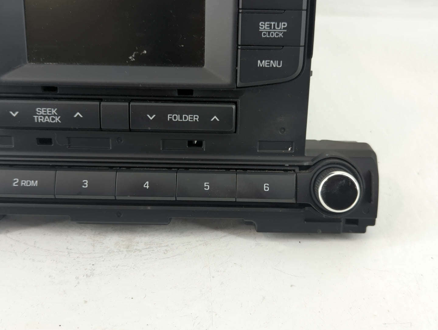 2017-2018 Hyundai Elantra Radio AM FM Cd Player Receiver Replacement P/N:96170F2260UAT Fits Fits 2017 2018 OEM Used Auto Par