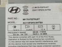 2017-2018 Hyundai Elantra Am Fm Cd Player Radio Receiver - Oemusedautoparts1.com