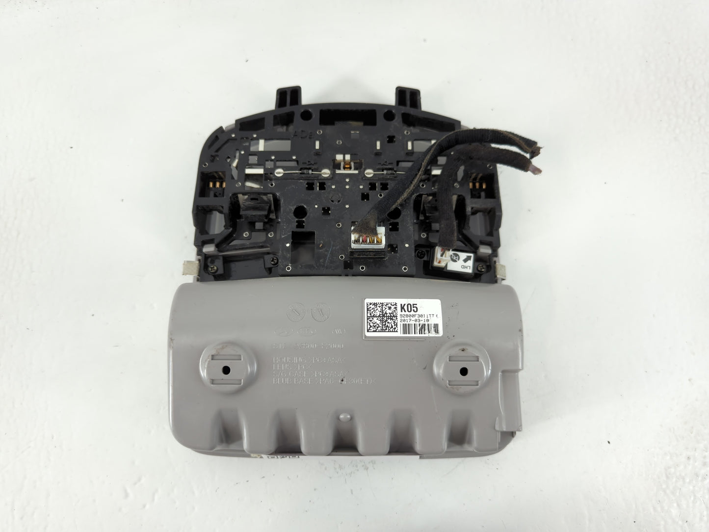 2018 Hyundai Elantra Overhead Roof Console - Oemusedautoparts1.com