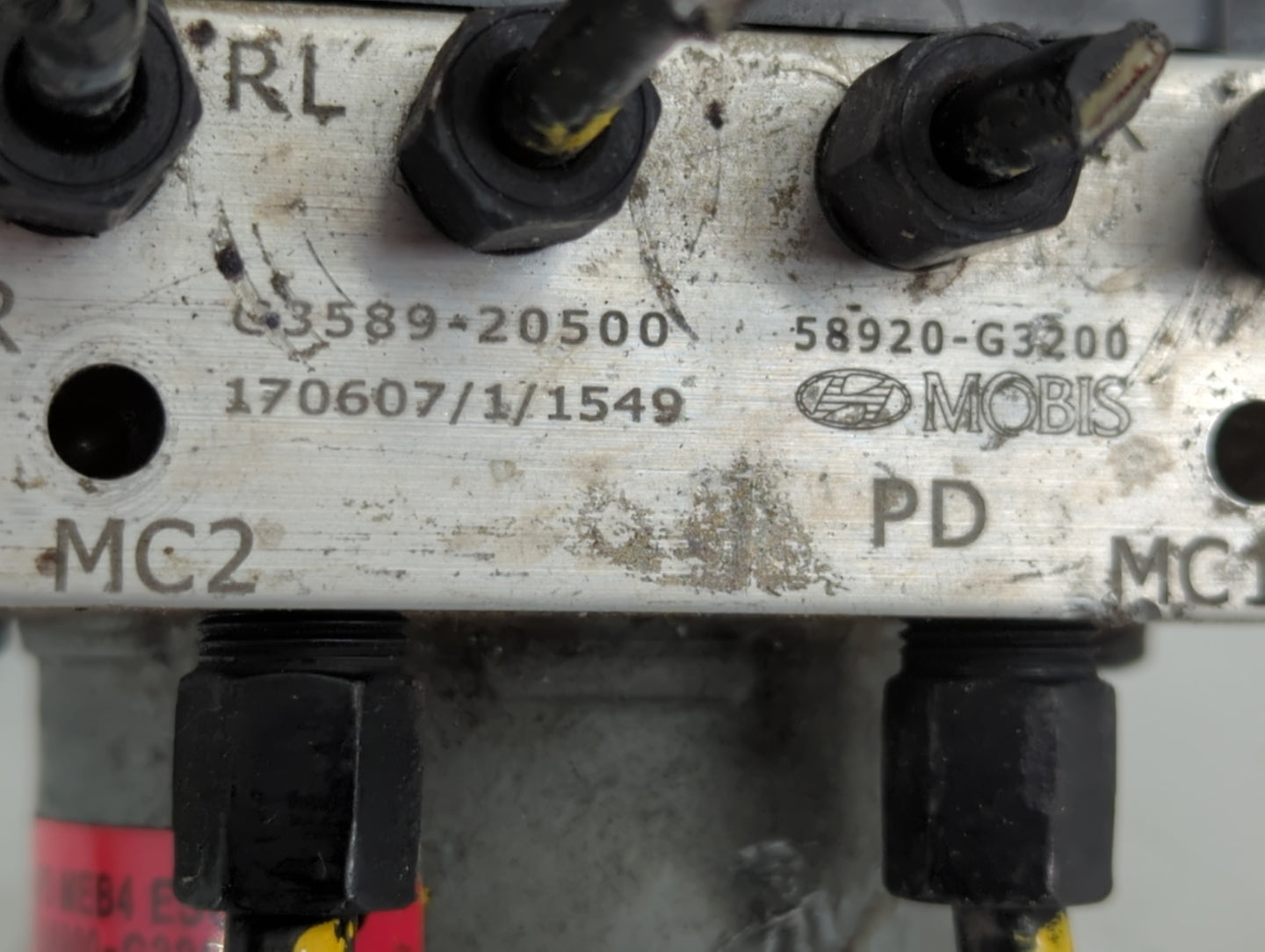 2018-2020 Hyundai Elantra ABS Pump Control Module Replacement P/N:58920-G3200 G3589-20500 Fits Fits 2018 2019 2020 OEM Used 