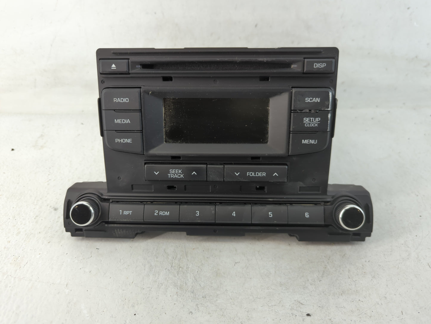 2017-2018 Hyundai Elantra Radio AM FM Cd Player Receiver Replacement P/N:96170F2240UAT Fits Fits 2017 2018 OEM Used Auto Par