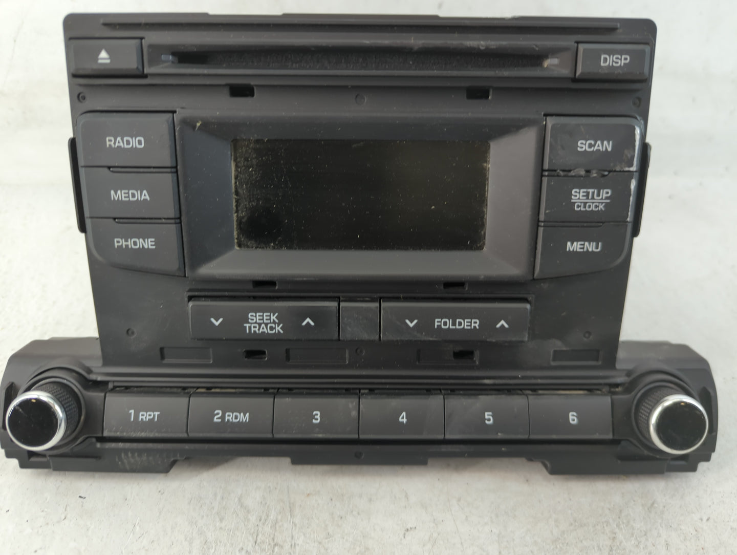2017-2018 Hyundai Elantra Radio AM FM Cd Player Receiver Replacement P/N:96170F2240UAT Fits Fits 2017 2018 OEM Used Auto Par
