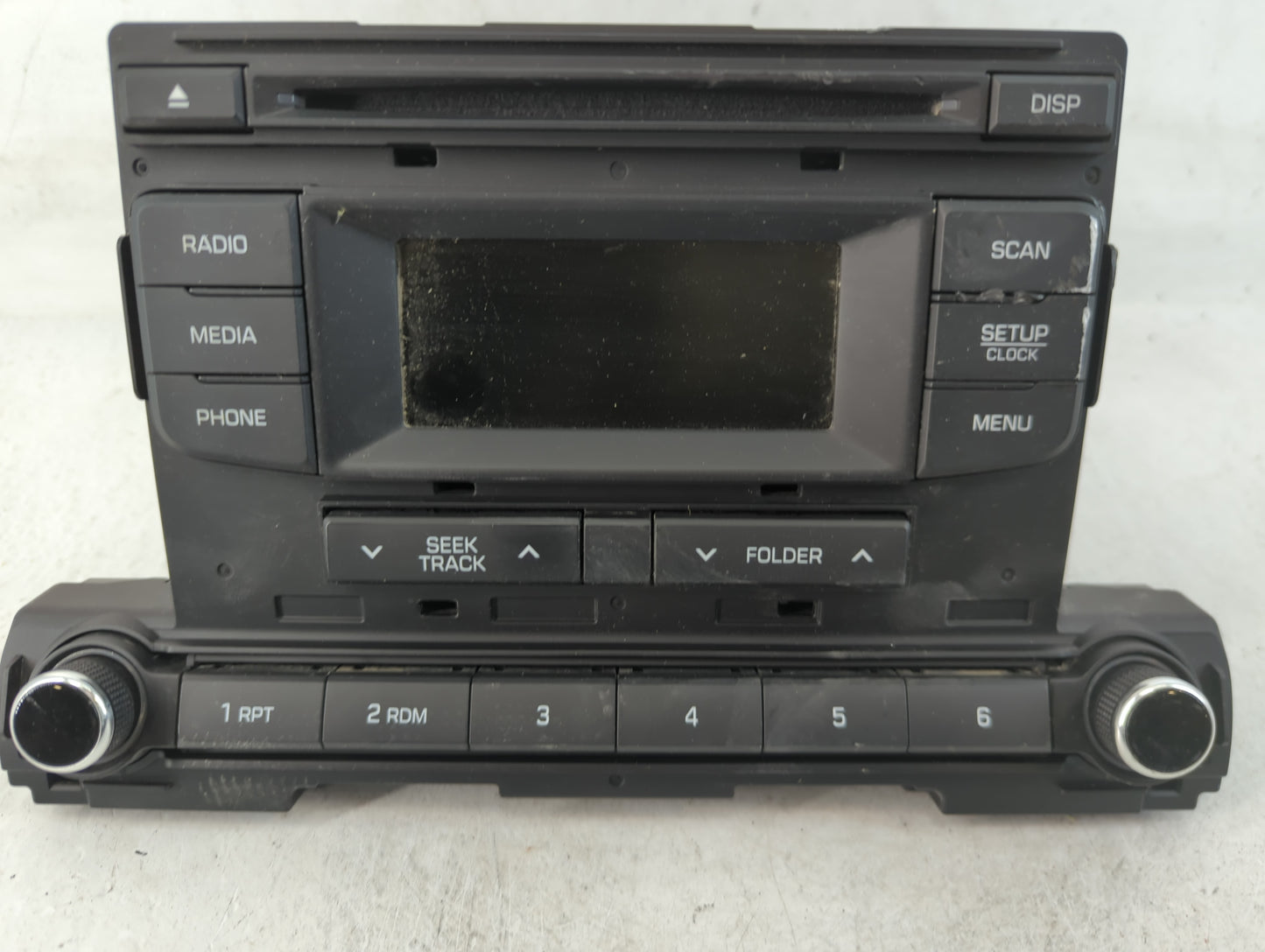 2017-2018 Hyundai Elantra Radio AM FM Cd Player Receiver Replacement P/N:96170F2240UAT Fits Fits 2017 2018 OEM Used Auto Par
