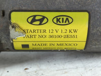 2014-2020 Hyundai Elantra Car Starter Motor Solenoid OEM P/N:36100-2E551 Fits Fits 2014 2015 2016 2017 2018 2019 2020 OEM Us
