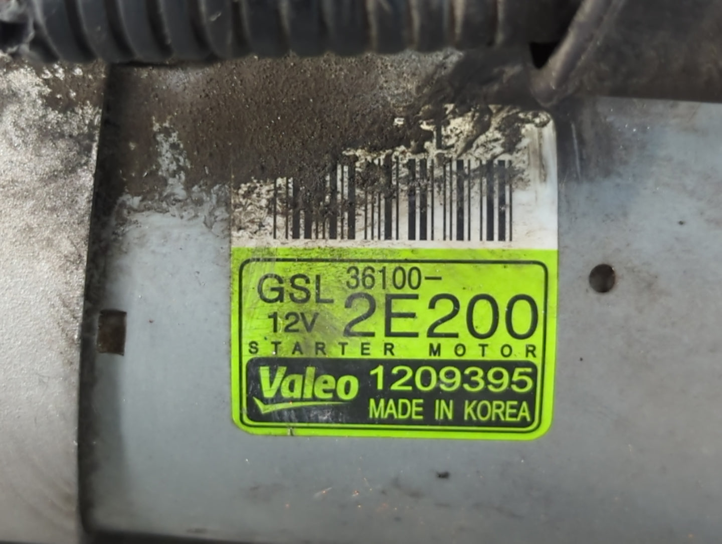 2017-2020 Hyundai Elantra Car Starter Motor Solenoid OEM P/N:1209395 36100-2E200 Fits OEM Used Auto Parts - Oemusedautoparts