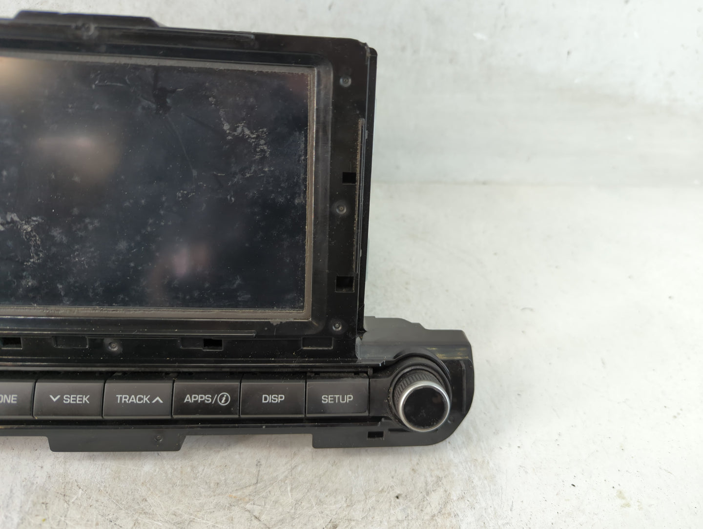 2017-2018 Hyundai Elantra Radio AM FM Cd Player Receiver Replacement P/N:96160-F2101UAT Fits Fits 2017 2018 OEM Used Auto Pa