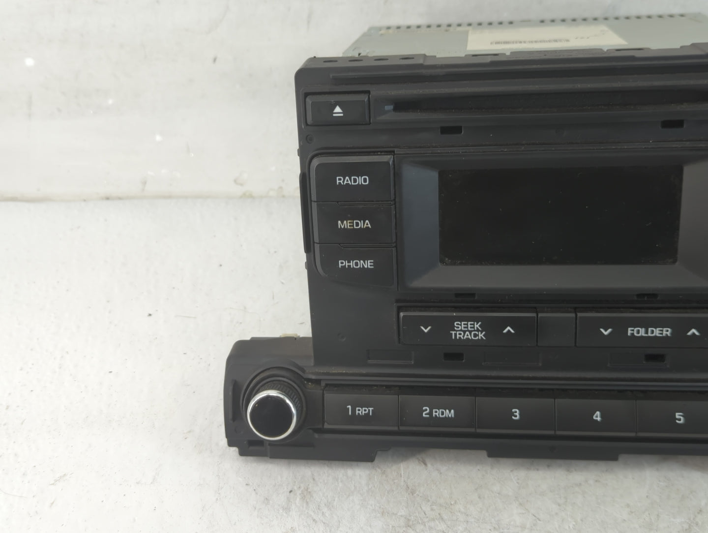 2017-2018 Hyundai Elantra Radio AM FM Cd Player Receiver Replacement P/N:96170F2270UAT Fits Fits 2017 2018 OEM Used Auto Par