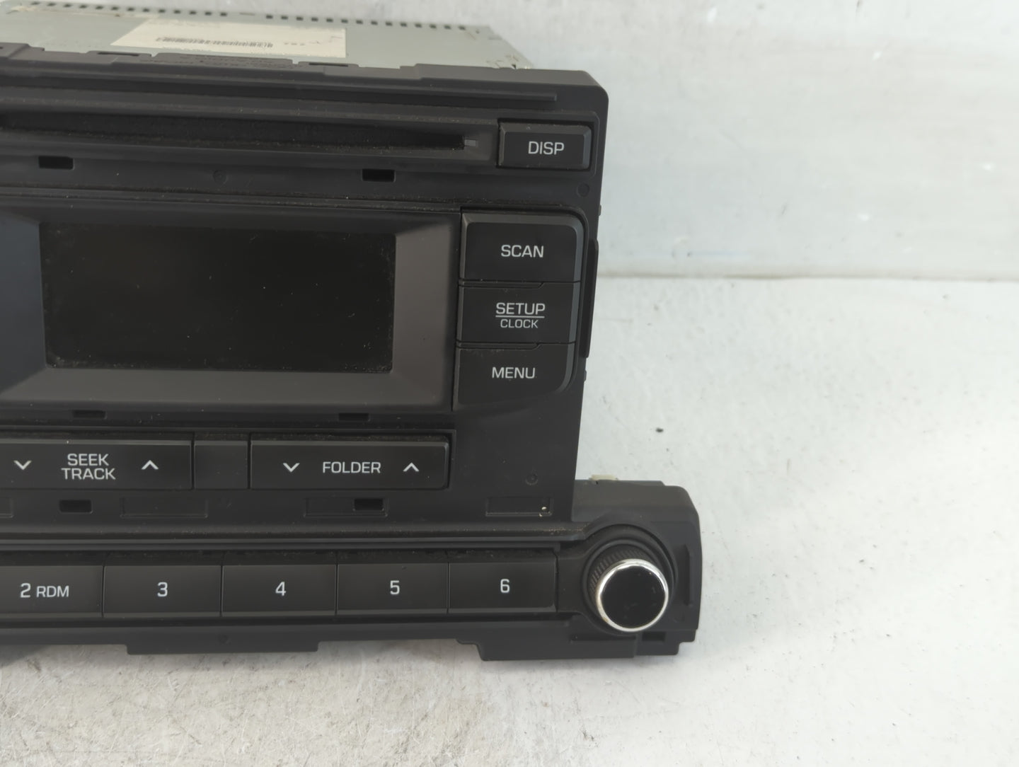 2017-2018 Hyundai Elantra Radio AM FM Cd Player Receiver Replacement P/N:96170F2270UAT Fits Fits 2017 2018 OEM Used Auto Par