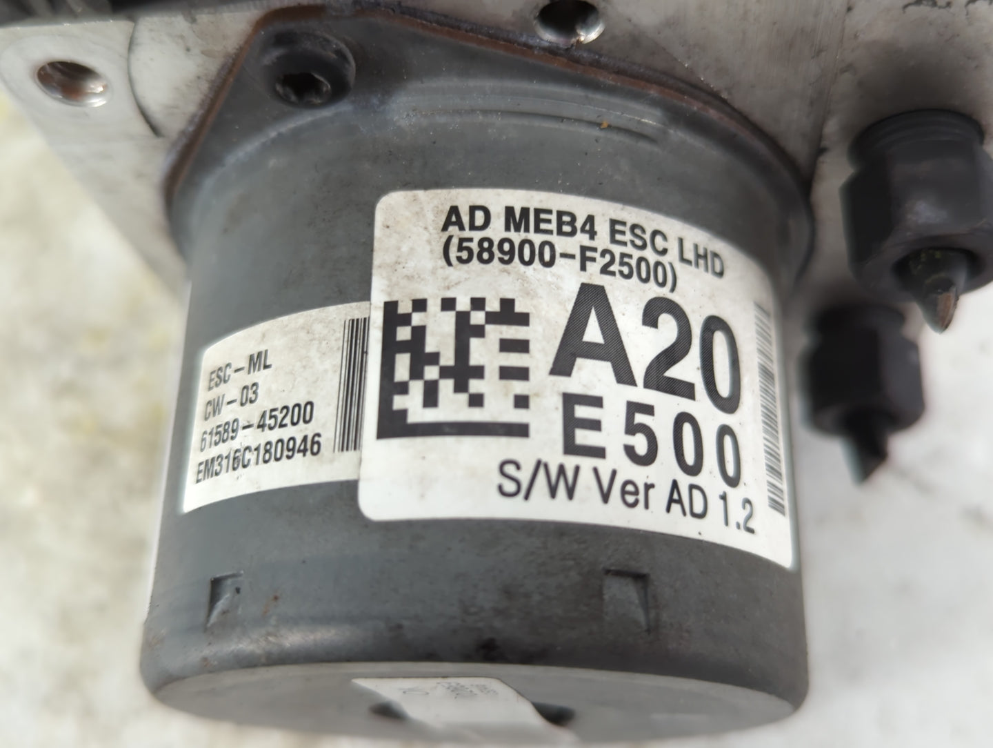 2017-2019 Hyundai Elantra ABS Pump Control Module Replacement P/N:58900-F2500 Fits Fits 2017 2018 2019 OEM Used Auto Parts -