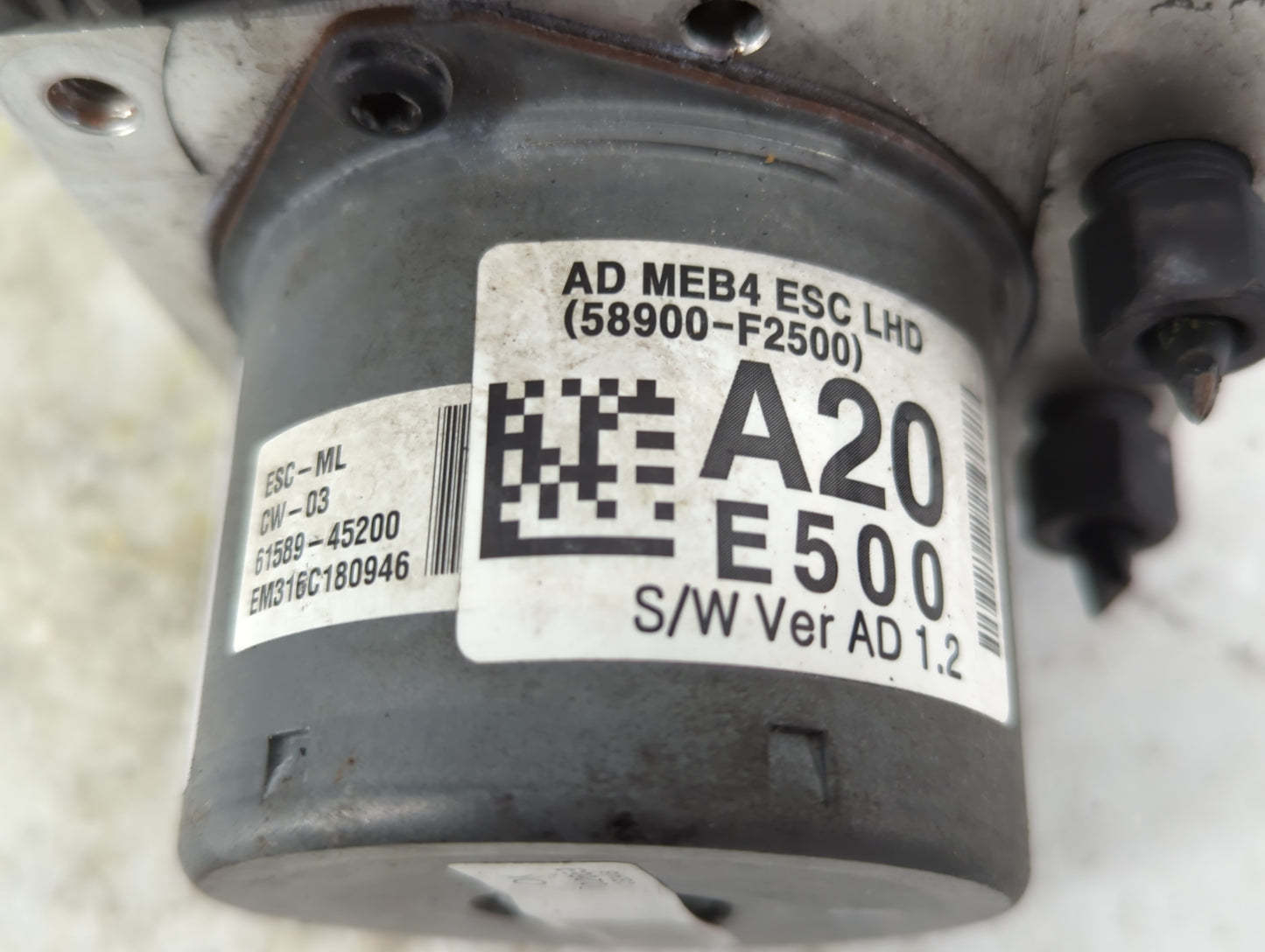 2017-2019 Hyundai Elantra ABS Pump Control Module Replacement P/N:58900-F2500 Fits Fits 2017 2018 2019 OEM Used Auto Parts -