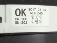 2018 Hyundai Elantra Instrument Cluster Speedometer Gauges Fits OEM Used Auto Parts - Oemusedautoparts1.com