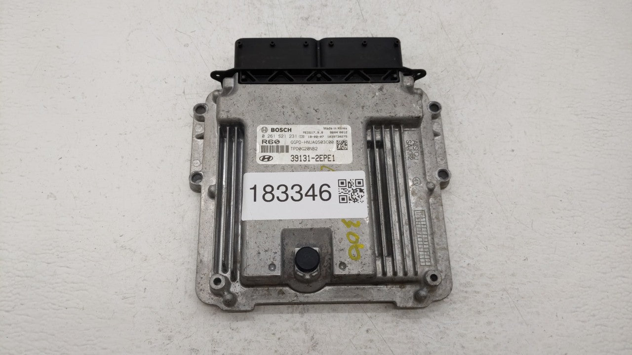 2018 Hyundai Elantra Gt PCM Engine Control Computer ECU ECM PCU OEM P/N:39133-2EPE0 39131-2EPE1 Fits OEM Used Auto Parts - O