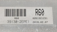 2018 Hyundai Elantra Gt PCM Engine Control Computer ECU ECM PCU OEM P/N:39133-2EPE0 39131-2EPE1 Fits OEM Used Auto Parts - O
