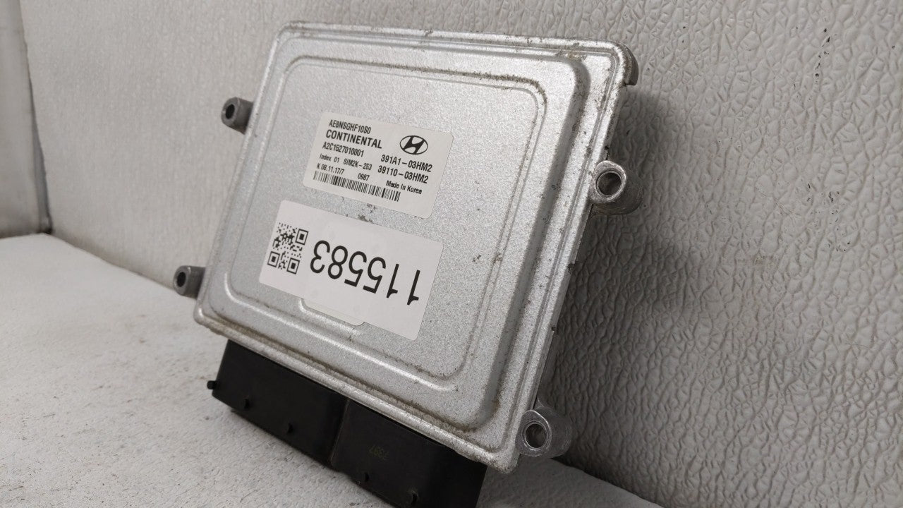 2017-2018 Hyundai Ioniq PCM Engine Control Computer ECU ECM PCU OEM P/N:391A1-03HM2 39110-03HM2 Fits Fits 2017 2018 OEM Used