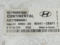 2018 Hyundai Ioniq PCM Engine Control Computer ECU ECM PCU OEM P/N:AE17NG0K16A0 A2C1799580001, 95441-2BAF1, SIM2K-305 Fits O