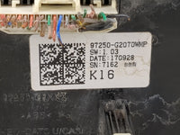 2017-2019 Hyundai Ioniq Climate Control Module Temperature AC/Heater Replacement P/N:97250-G2070WMP Fits Fits 2017 2018 2019