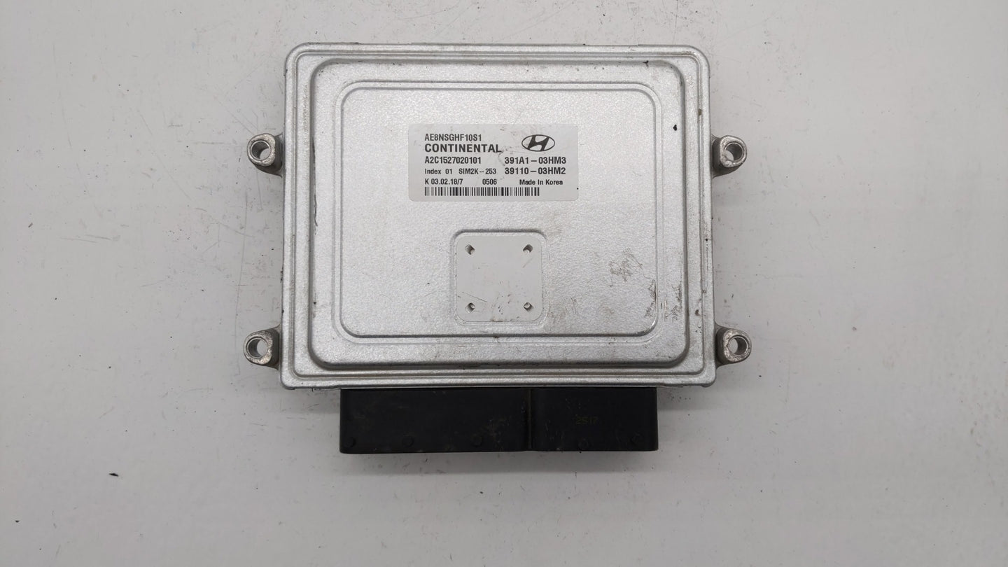 2017-2018 Hyundai Ioniq PCM Engine Control Computer ECU ECM PCU OEM P/N:39101-03HM4 39110-03HM4, 39101-03HM2 Fits Fits 2017 
