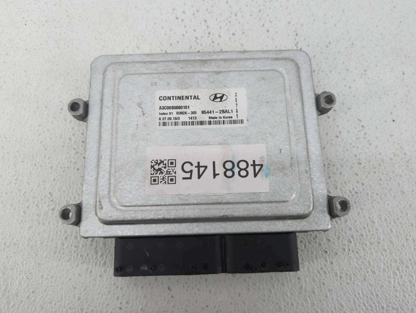 2017-2020 Hyundai Ioniq PCM Engine Control Computer ECU ECM PCU OEM P/N:95441-2BAL1 39110-03HM0 Fits Fits 2017 2018 2019 202