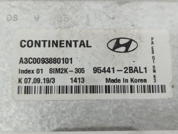 2017-2020 Hyundai Ioniq PCM Engine Control Computer ECU ECM PCU OEM P/N:95441-2BAL1 39110-03HM0 Fits Fits 2017 2018 2019 2020 OEM Used Auto Parts