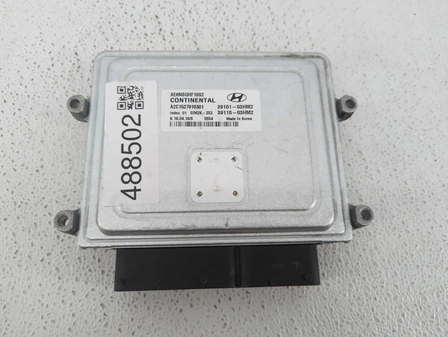 2017-2020 Hyundai Ioniq PCM Engine Control Computer ECU ECM PCU OEM P/N:39101-03HM2 39110-03HM2 Fits Fits 2017 2018 2019 202