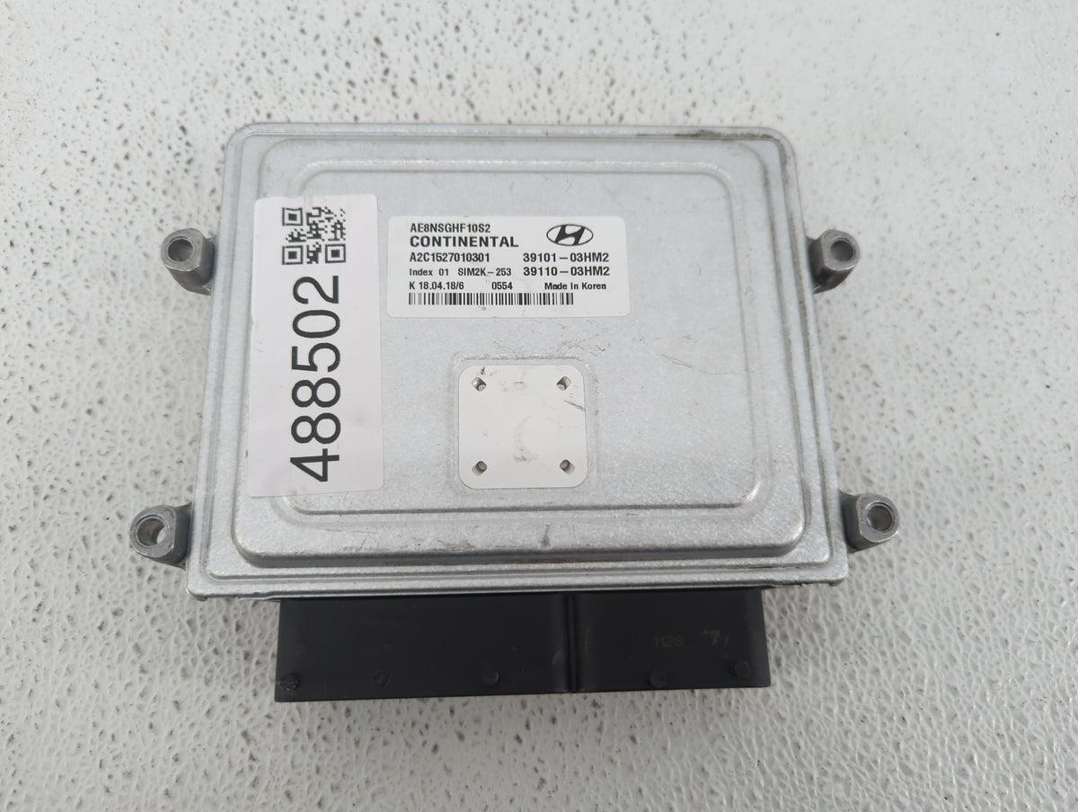 2017-2020 Hyundai Ioniq PCM Engine Control Computer ECU ECM PCU OEM P/N:39101-03HM2 39110-03HM2 Fits 2017 2018 2019 2020 OEM