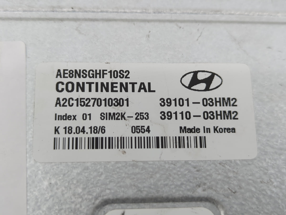 2017-2020 Hyundai Ioniq PCM Engine Control Computer ECU ECM PCU OEM P/N:39101-03HM2 39110-03HM2 Fits 2017 2018 2019 2020 OEM