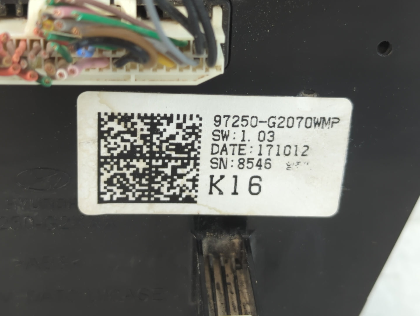 2017-2019 Hyundai Ioniq Climate Control Module Temperature AC/Heater Replacement P/N:97250-G2070WMP Fits Fits 2017 2018 2019