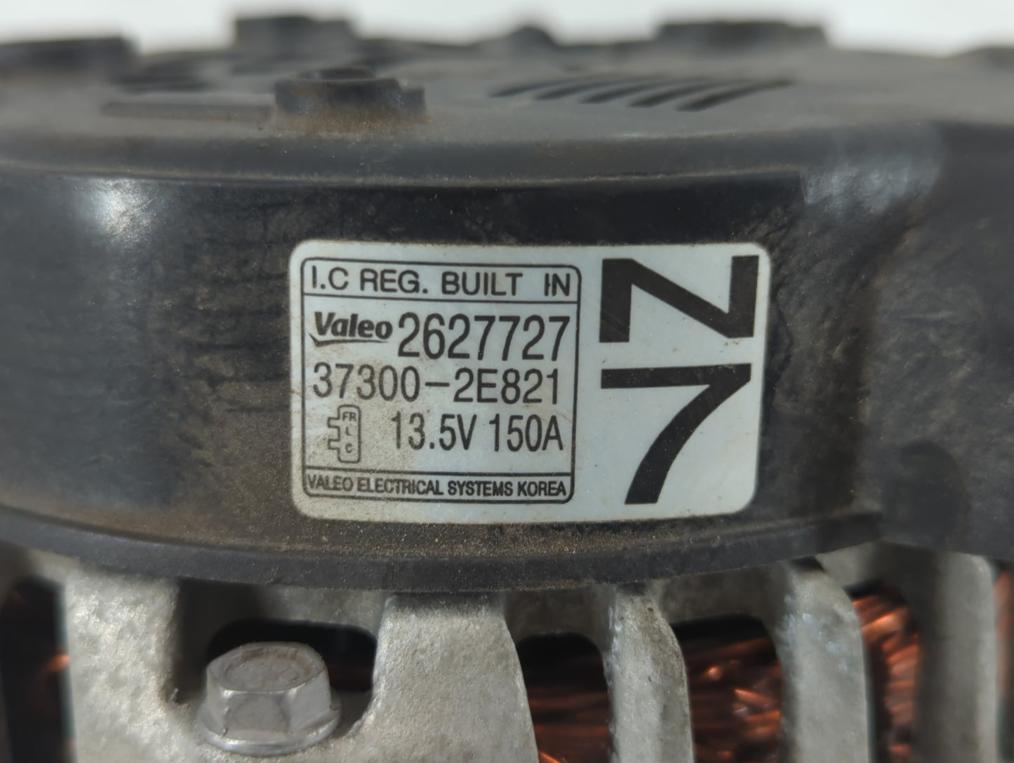 2018-2021 Hyundai Kona Alternator Replacement Generator Charging Assembly Engine OEM P/N:37300-2E821 2627727 Fits OEM Used A