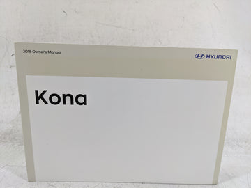 2018 Hyundai Kona Owners Manual Book Guide OEM Used Auto Parts - Oemusedautoparts1.com