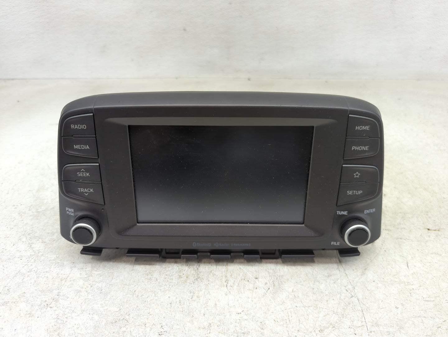 2018-2021 Hyundai Kona Radio AM FM Cd Player Receiver Replacement P/N:96160-J9110TMT Fits Fits 2018 2019 2020 2021 OEM Used 