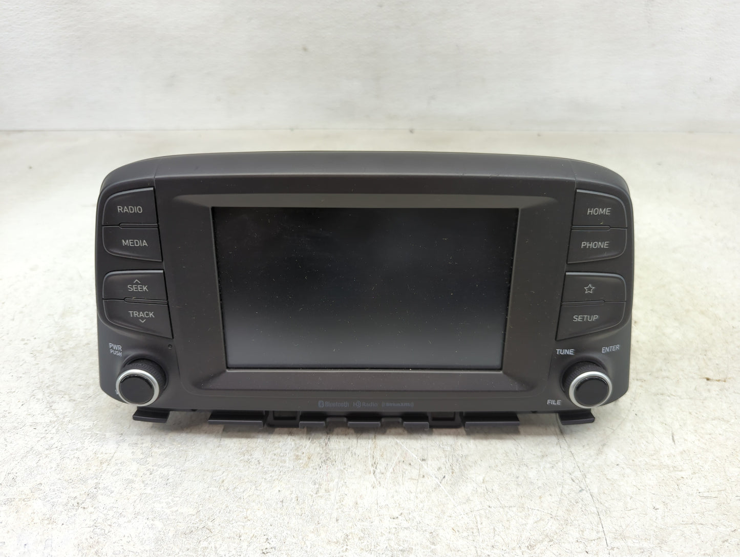 2018-2021 Hyundai Kona Radio AM FM Cd Player Receiver Replacement P/N:96160-J9110TMT Fits Fits 2018 2019 2020 2021 OEM Used 
