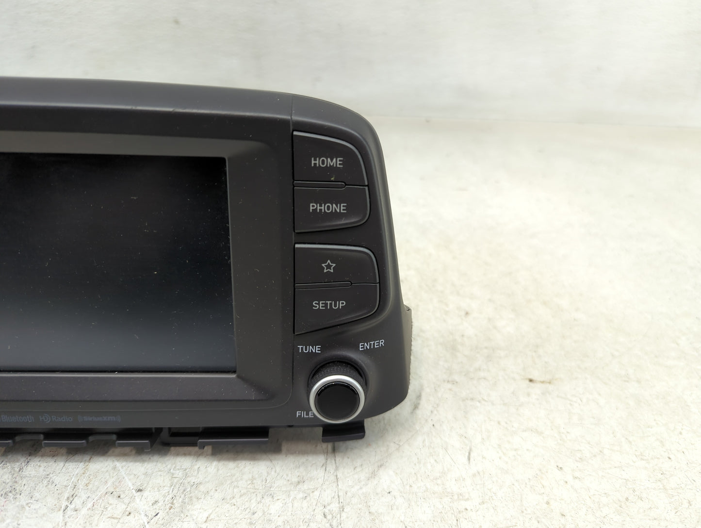 2018-2021 Hyundai Kona Radio AM FM Cd Player Receiver Replacement P/N:96160-J9110TMT Fits Fits 2018 2019 2020 2021 OEM Used 